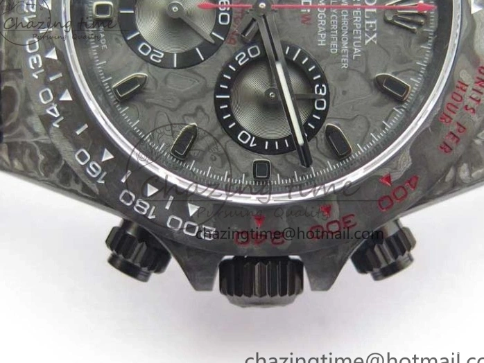 MiroTime 0414 Stretchable Daytona DIW All Black Carbon Noob 1:1 Best Edition Black Dial on Black Nylon Strap SA 2582